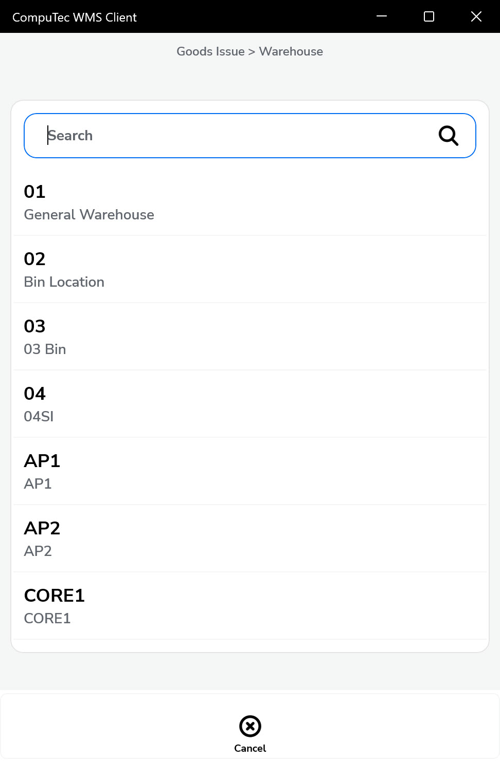 Warehouse