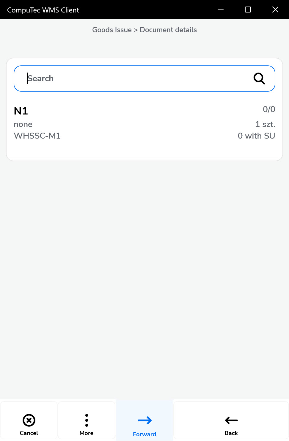 List of Items