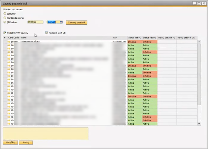 Active VAT Player