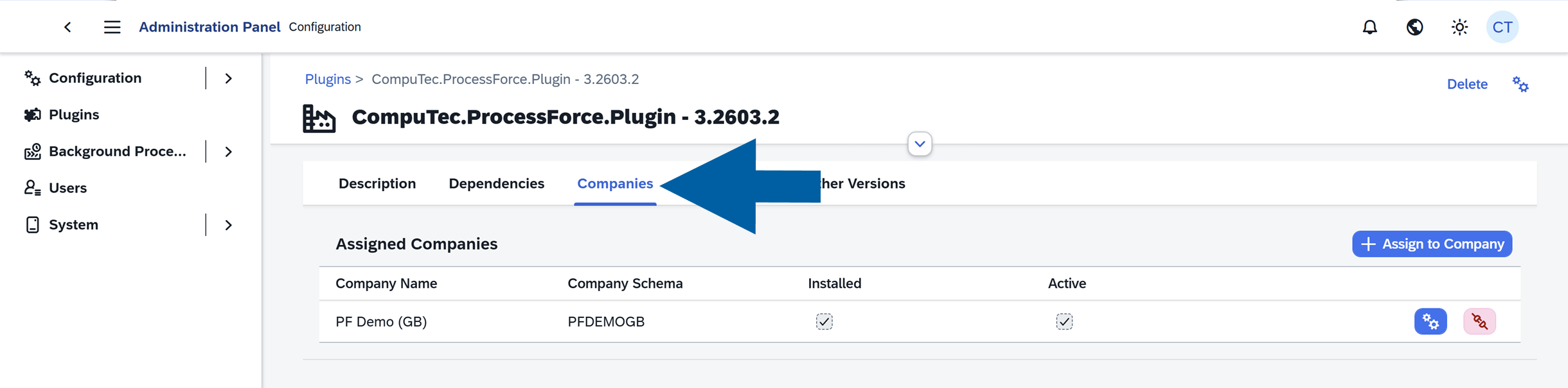 plugin assigments