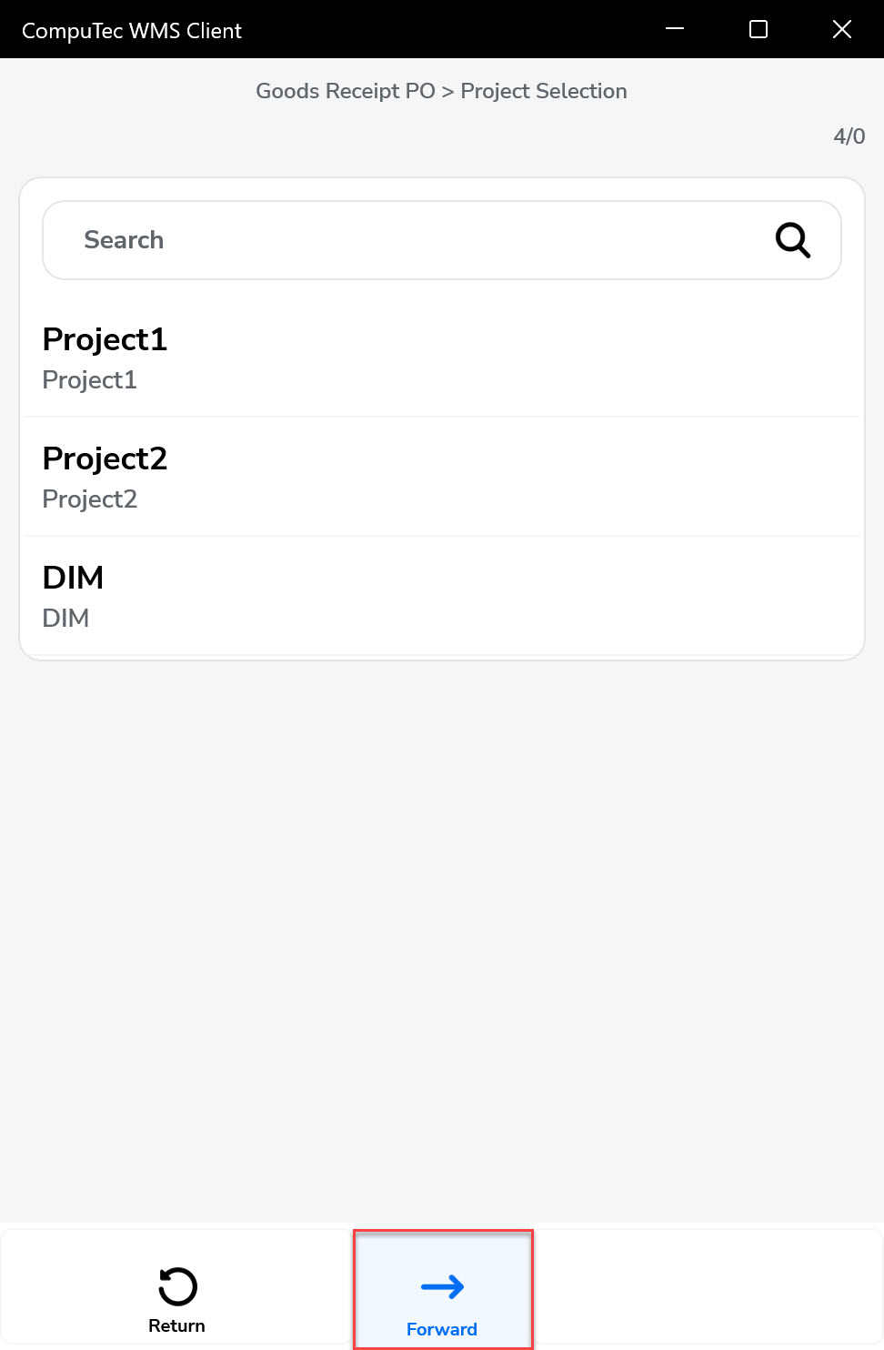 Project Selection