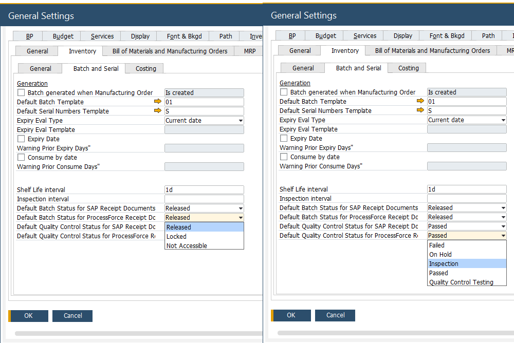 General Settings
